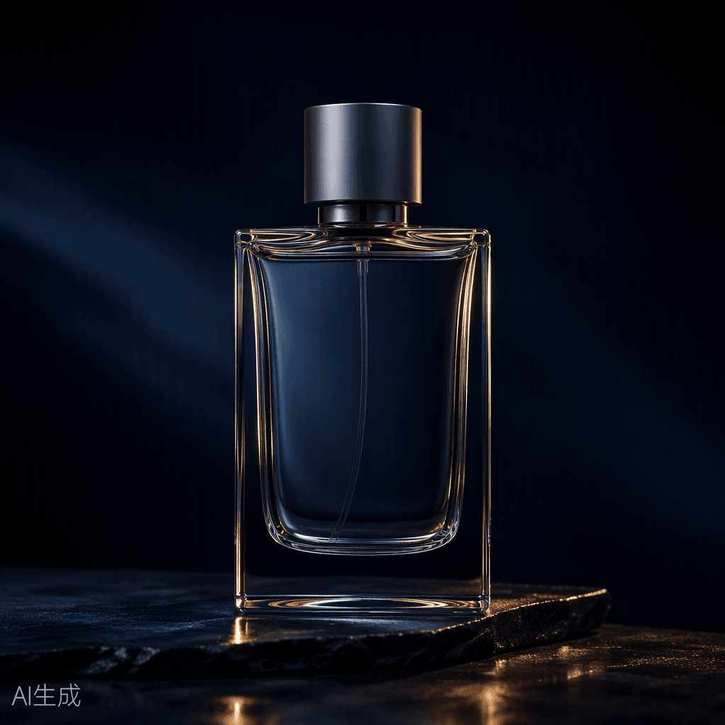 Perfume unisex de diseño minimalista